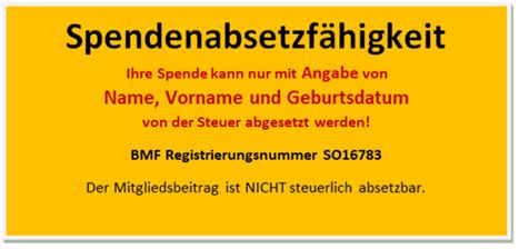 Spendenabsetzfähigkeit Spendenabsetzfähigkeit